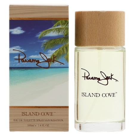 Panama Jack Island Cove Eau de Toilette Spray, 3.4 oz – Fresh Aromatic Unisex Fragrance