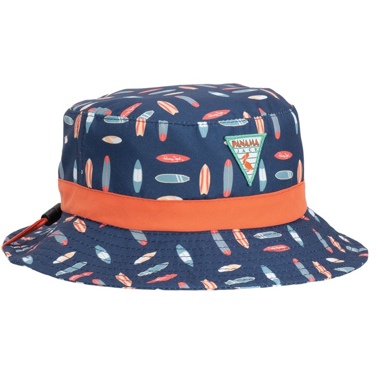 Panama Jack Kids Sun Hat - Surfboard Print Bucket, Quick  display picture 2