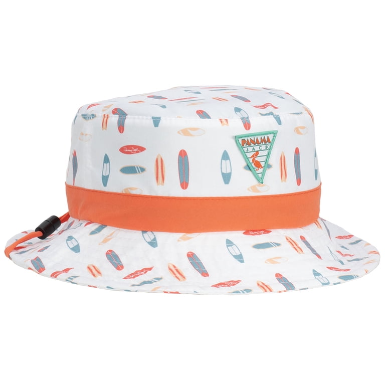 Panama Jack Kids Sun Hat - Surfboard Print Bucket, Quick  display picture 1