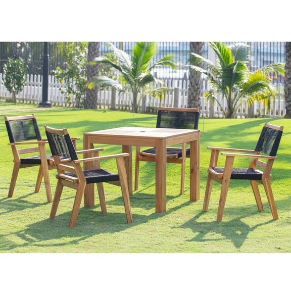 Panama Jack Laguna 5-Piece Square Dining Set