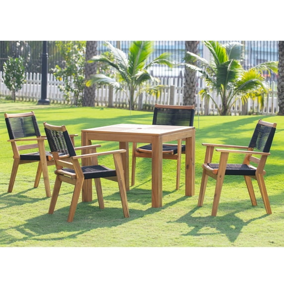 Panama Jack Laguna 5-Piece Square Dining Set