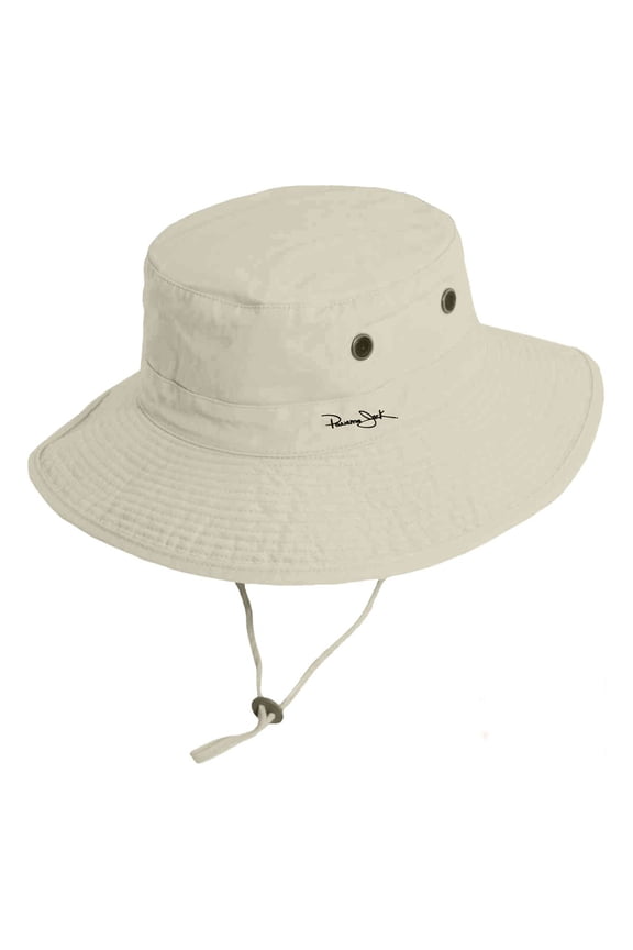 Marina Bay Cloth Boonie Bucket Sun Protection Hat (Putty, Large)