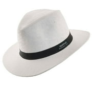 Panama Jack Safari Straw Hat - Matte Toyo, Ribbon Band, 2.5 Brim