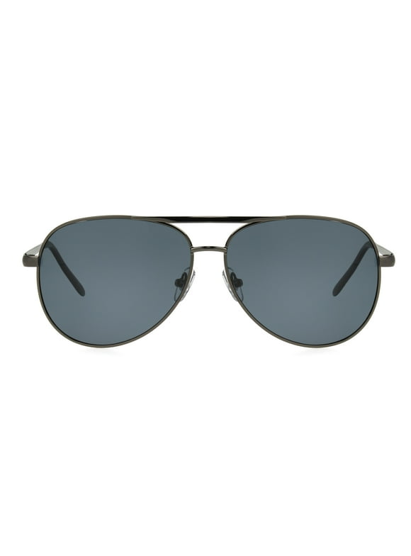 Panama Jack Men's Aviator Fashion Sunglasses, Gunmetal