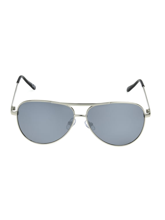 Men's Aviator Everyday Sunglasses Silver
