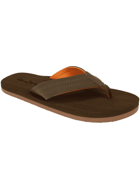 Panama Jack Men's Bum Flip Flop Sandal (Brown, XXL 13)