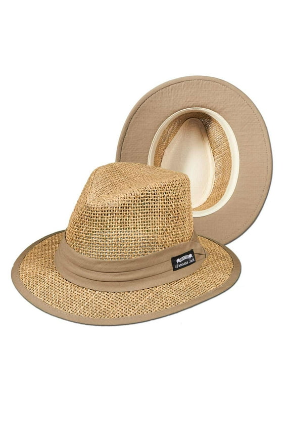 Men's Matte Seagrass Safari Hat (Large)