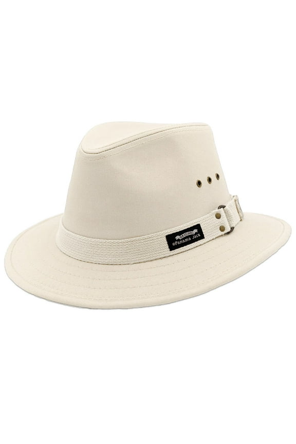 Men's Original Canvas Safari Sun Hat, 2 1/2" Brim, UPF (SPF) 50+ Sun Protection (Natural, X-Large)