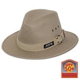 thumbnail image 1 of Panama Jack Men's Original Canvas Safari Sun Hat, 2 1/2" Brim, UPF (SPF) 50+ Sun Protection, 1 of 1