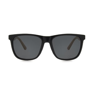 Panama Jack Way-Shaped Polarized Sunglasses, Black