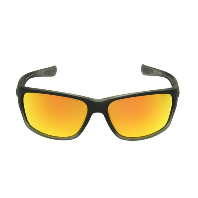 Panama Jack Men's Wrap Everyday Sunglasses Crystal Gray