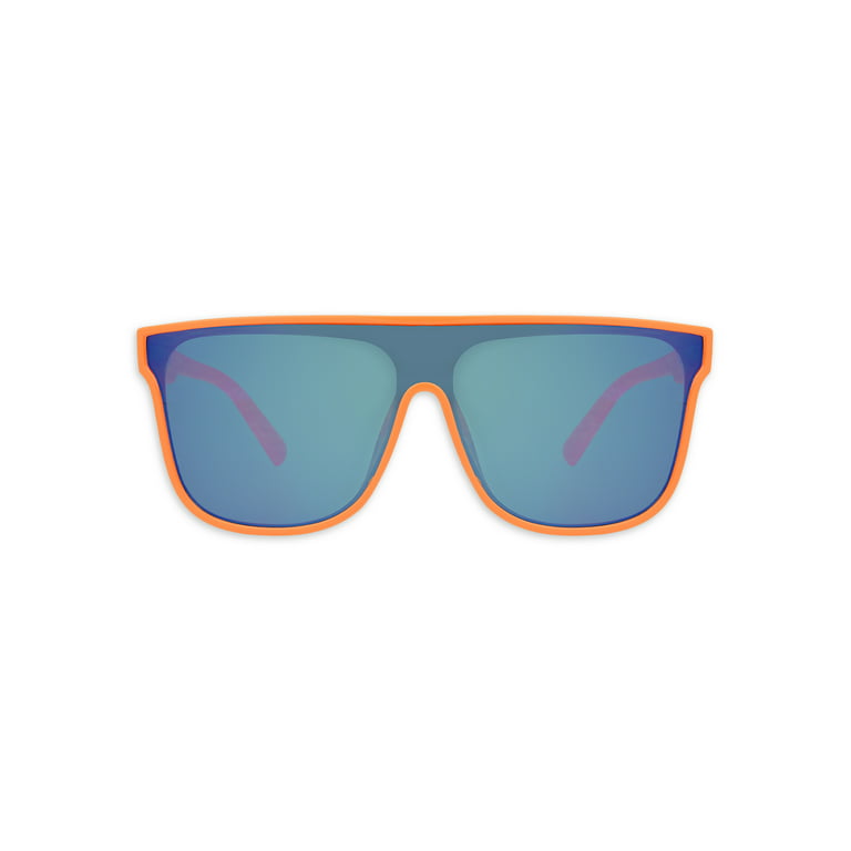 Panama Jack Mens Flattop Orange Adult Sunglasses