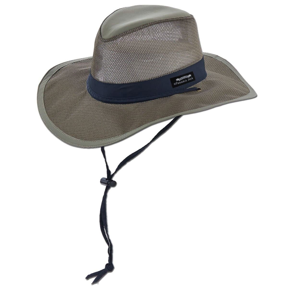 Mesh Oversize Panama Hat Cap Big Head Man Outdoor Fishing Sun Lady