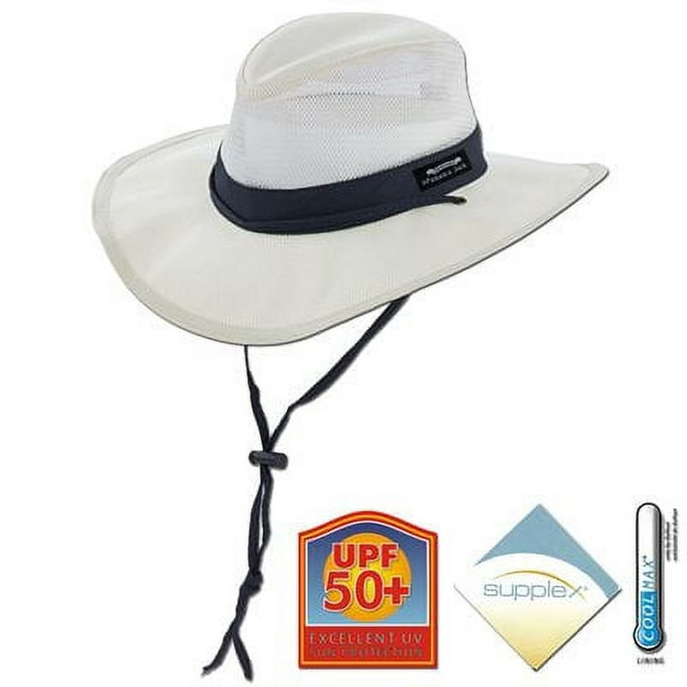 Castaway Mesh Safari UPF 50+ Packable Sun Hat – Panama Jack®