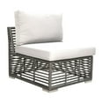 thumbnail image 1 of Panama Jack Outdoor Panama Jack Graphite Modular Armless Chair with Cushions, 1 of 7