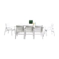 thumbnail image 1 of Panama Jack PJO-2401-WHT-9DA-GL Mykonos 9 Piece Rectangle Dining Set, White, 1 of 3