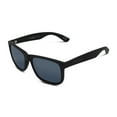 thumbnail image 1 of Panama Jack Polarized Classic Wrap Solid Smoke Sunglasses (Rubberized Black), 1 of 7