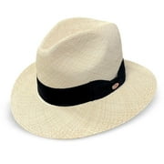 Panama Jack Premium Safari Straw Hat - Handwoven, Lightweight & Breathable, 2 5/8 Brim Large