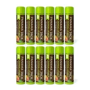 Panama Jack SPF 45 Lip Balm - Broad Spectrum UVA-UVB Sunscreen Protection, Prevents & Soothes Dry, Chapped Lips Pack of 12, Tropical