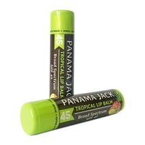 Panama Jack SPF 45 Lip Balm - Broad Spectrum UVA-UVB Sunscreen Protection, Prevents & Soothes Dry, Chapped Lips (Pack of 2, Tropical)