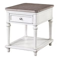 thumbnail image 1 of Panama Jack Sonoma Farmhouse MDF Wood End Table in Antique White, 1 of 3