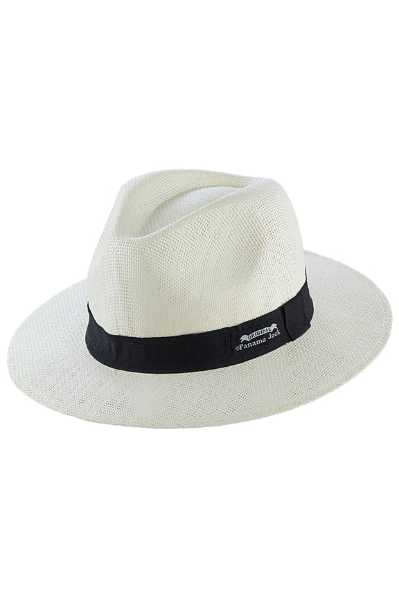 Panama Jack Sun Safari Matte Straw Hat - Ivory - Mens Large/X-Large