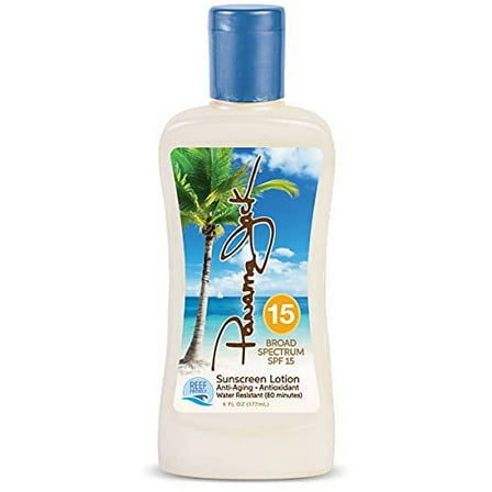 Panama Jack Sunscreen Lotion SPF 15 with CoQ10 and Vitamin E, 6 Oz