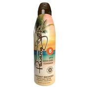 Panama Jack Sunscreen Spray with Instant Bronzer, SPF 8, 6 Fl. Oz.
