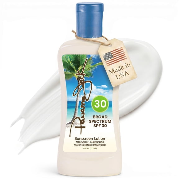 Panama Jack Non-Greasy Sunscreen Lotion, Broad Spectrum SPF 30, 6 fl oz