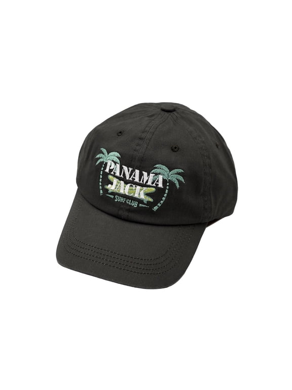 Surf Club Baseball Cap, Adjustable Closure, Packable, Lightweight, 3" Brim Olive