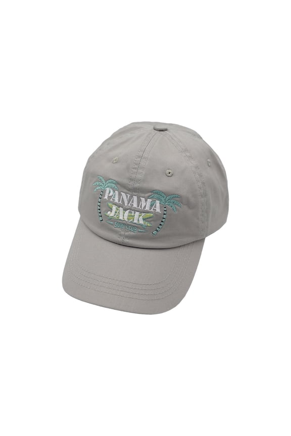Surf Club Baseball Cap, Adjustable Closure, Packable, Lightweight, 3" Brim Putty