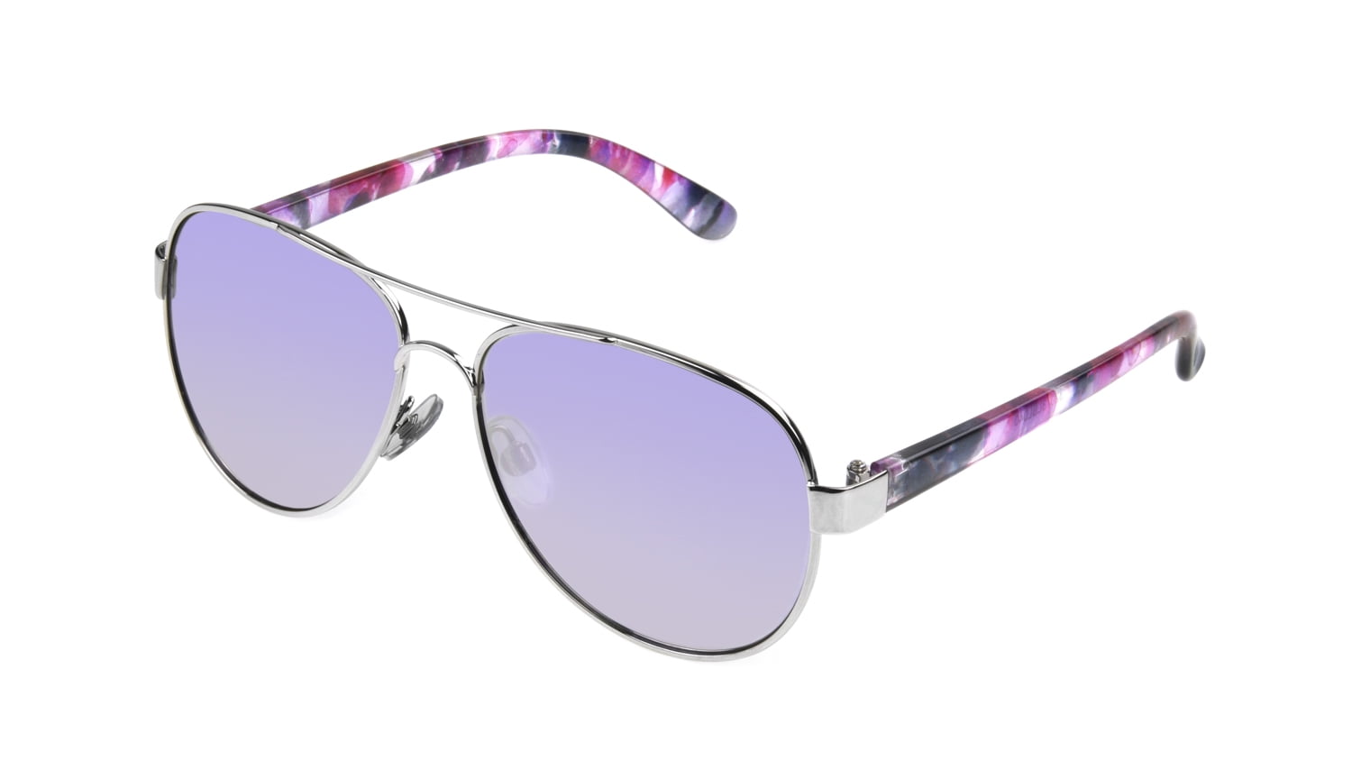 Panama Jack Women's Silver Aviator Sunglasses W12