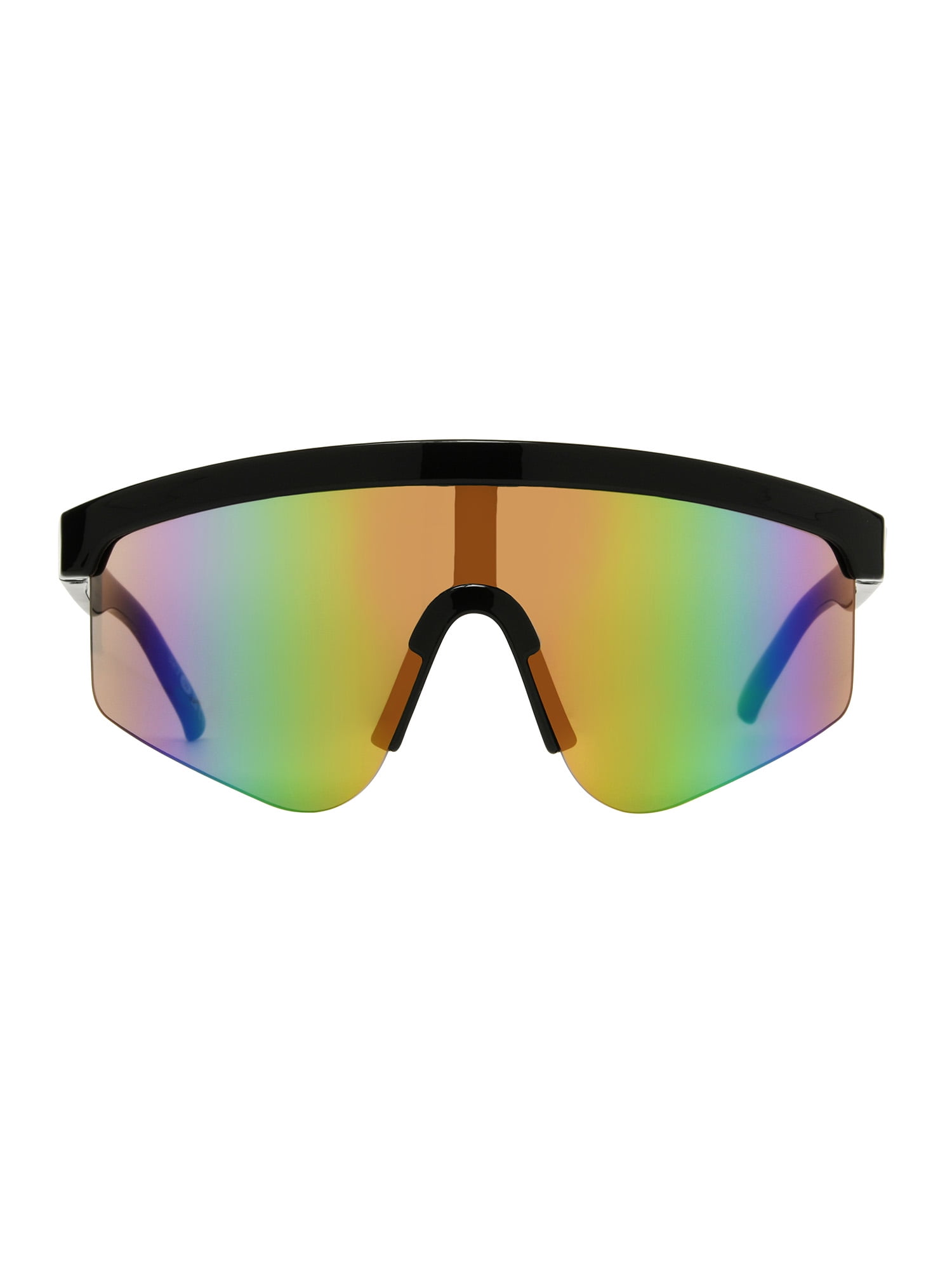 Panama Jack x Foster Grant Black Wraparound Men's Sunglasses