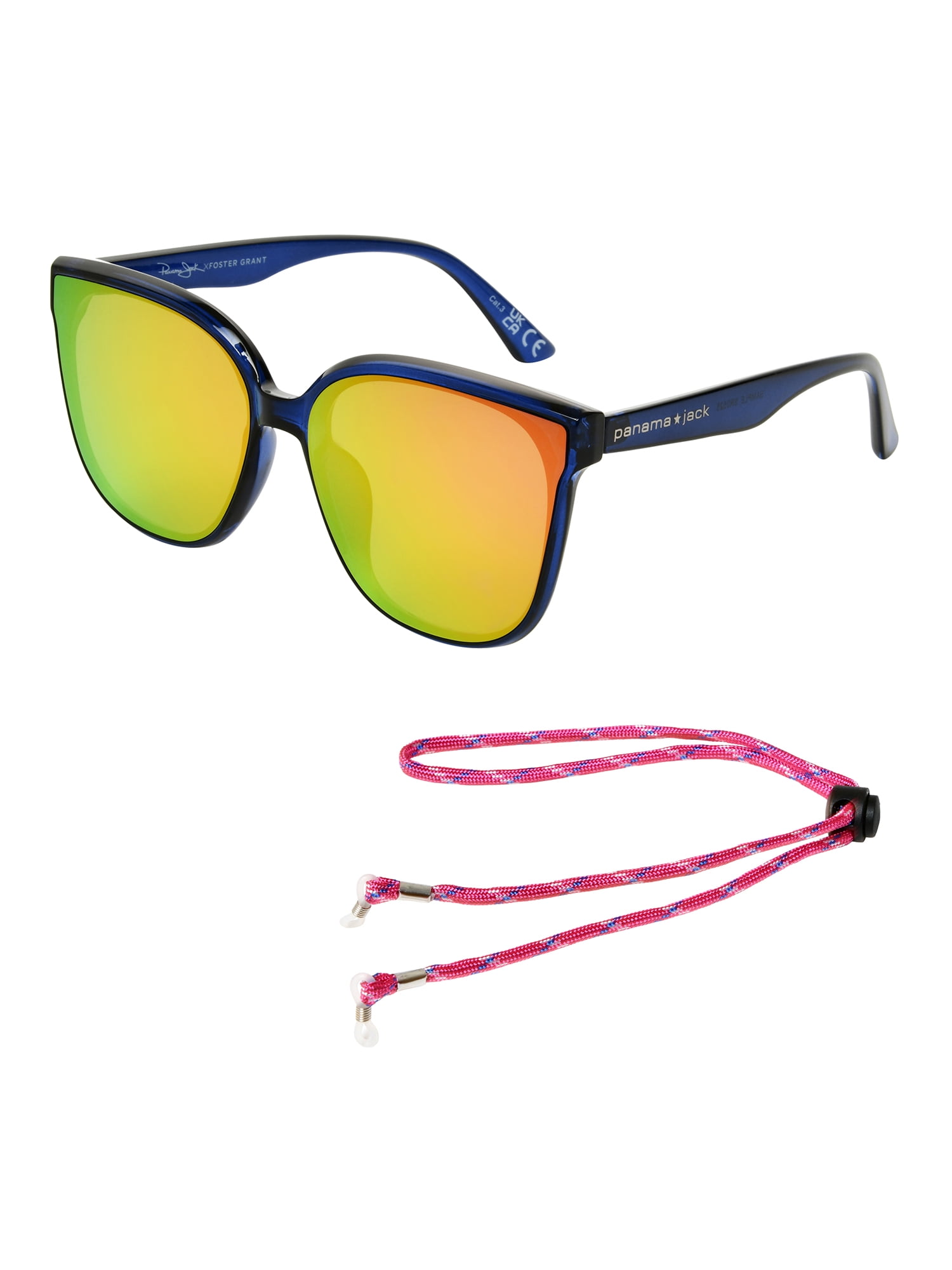 Panama Jack® x Foster Grant® Blue Square Women's Sunglasses with