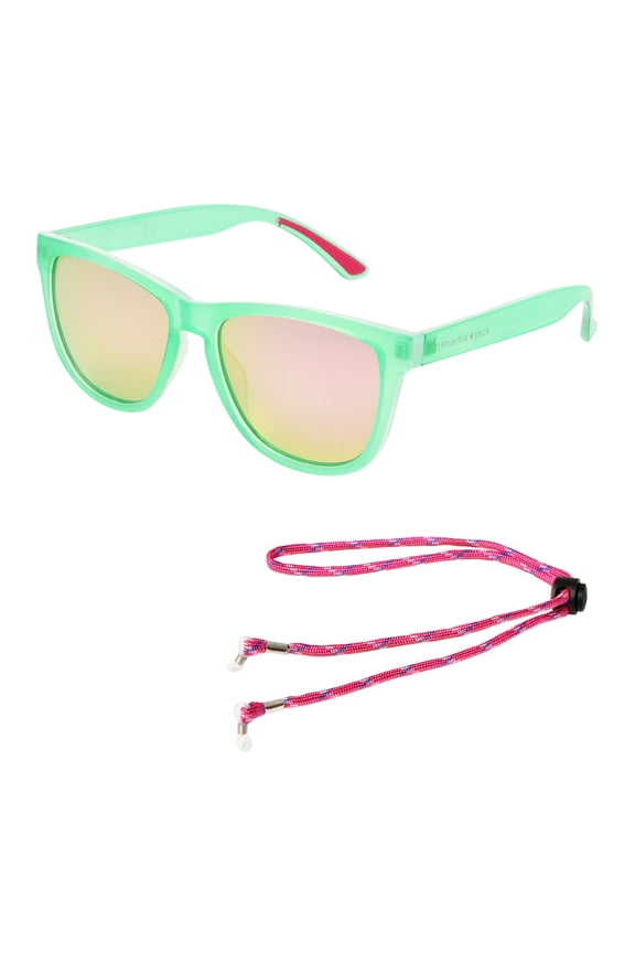 Green Way Women's Sunglasses with Cor