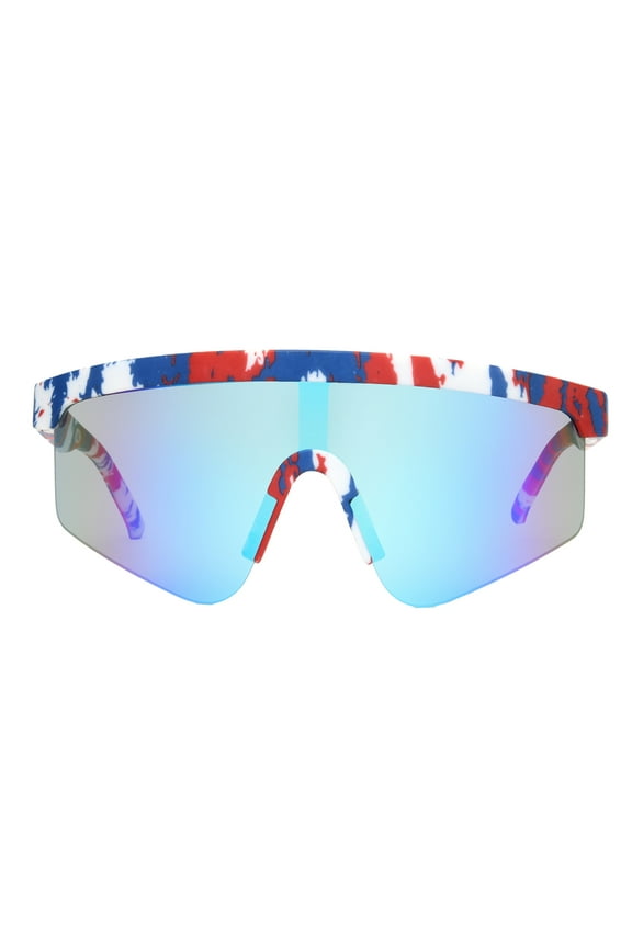 Panama Jack® x Foster Grant® Multicolor Shield Men's Sunglasses