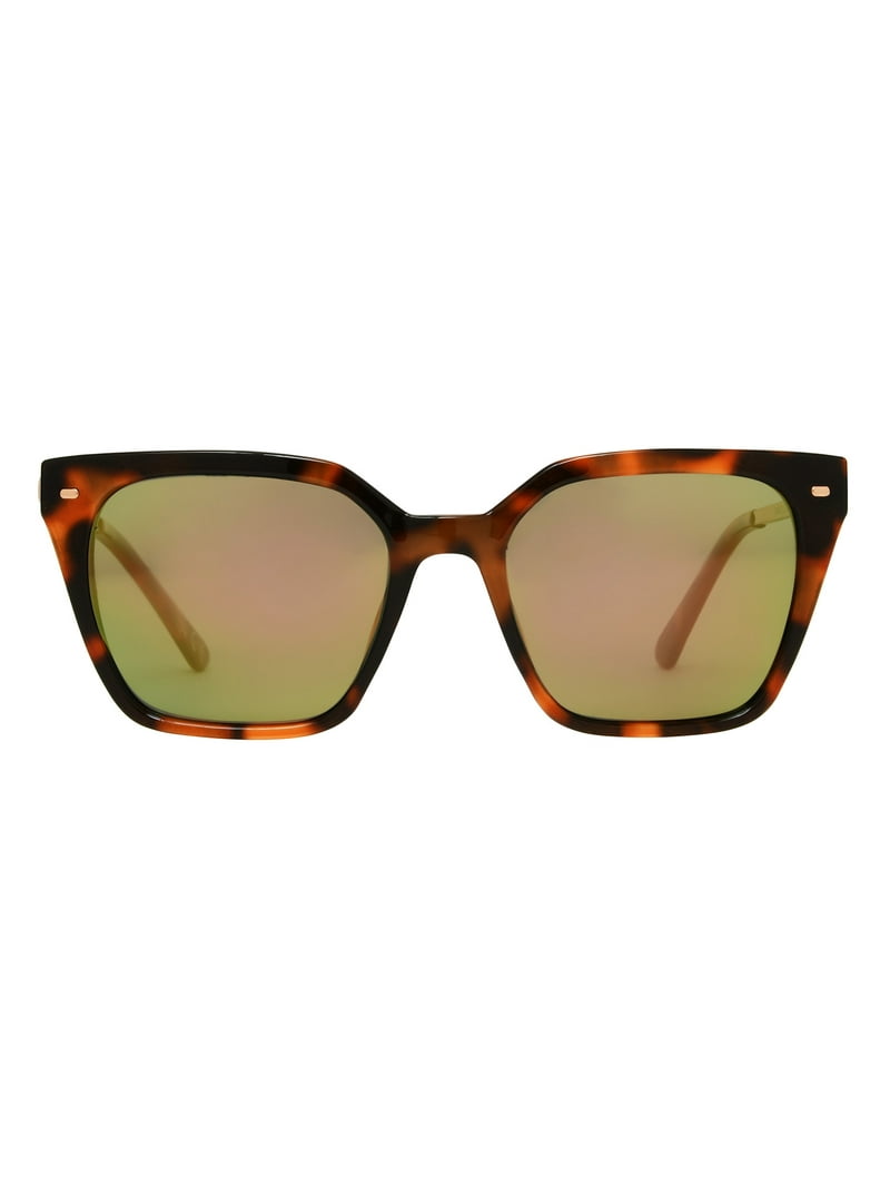 Panama Jack Tortoiseshell Square Polarized Sunglasses  display picture 1