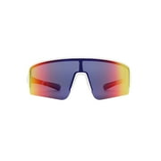 Panama Jack x Foster Grant White Shield Mens Sunglasses