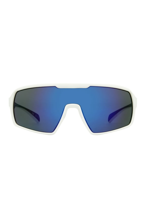 x Foster Grant White Wrap-Around Unisex Sunglasses