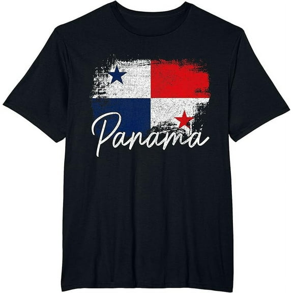 Panama Vintage Flag Panamanian Pride Roots African T-Shirt