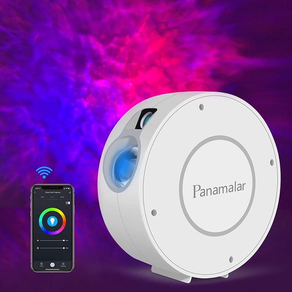 Panamalar Smart Star Projector, WiFi Galaxy Light Projector 16Million Nebula Cloud Effect with APP Control/Alexa Voice Control/Timer, Starry Sky Night Light Projector for Bedroom Kids Party Gift