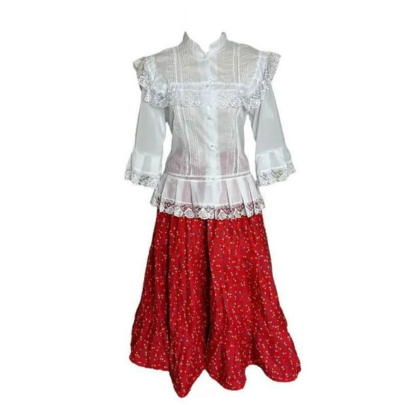 Panamanian Traditional Basquina Style Pollera Dress