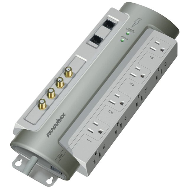Panamax PM8AV 8 Outlet CableSatTelephone Silver