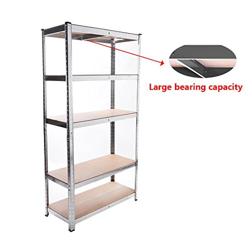 Panana 5 Tier Racking Shelf Garage 70.8x35.4x15.7 inch Shelving Storage ...