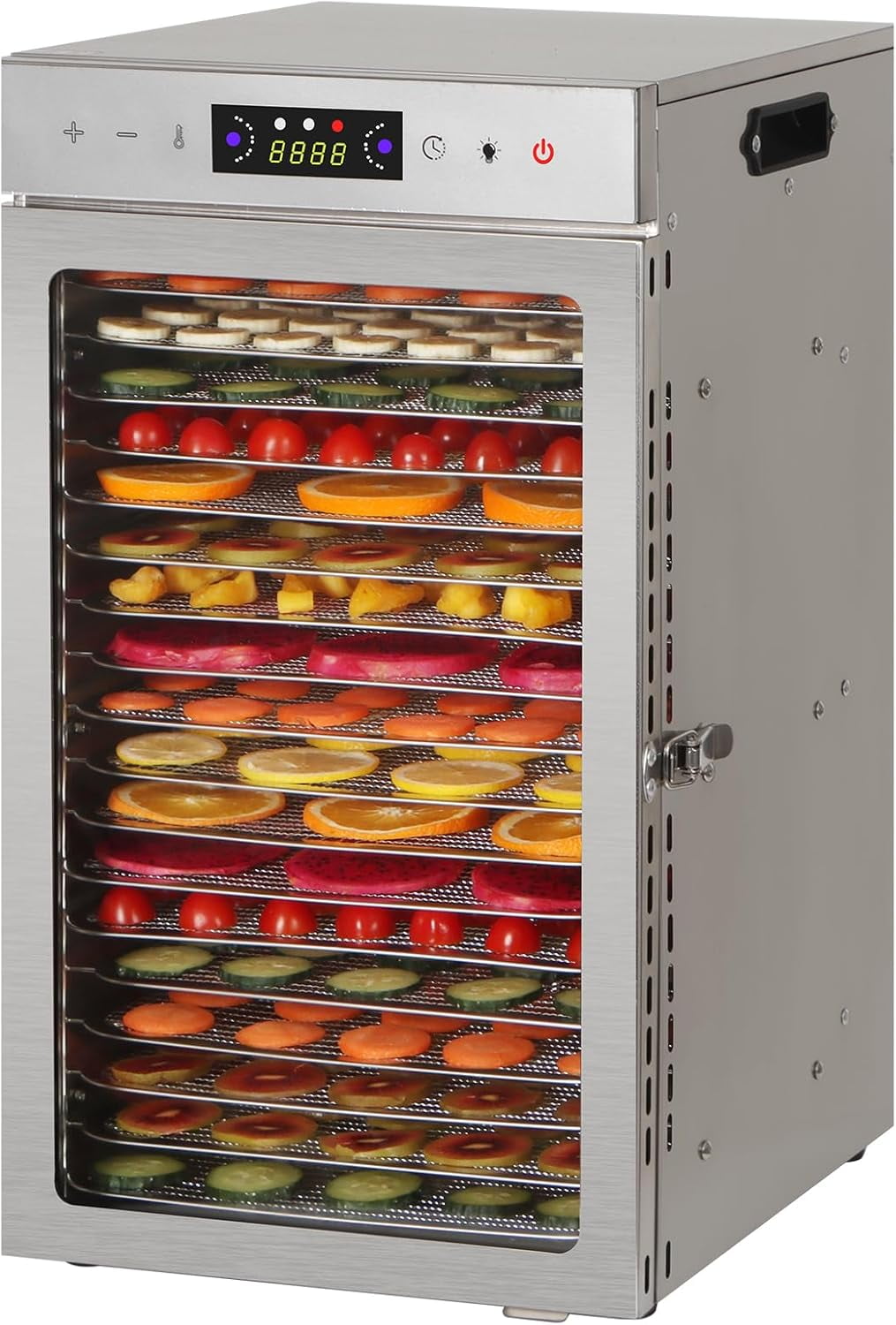 TINANA 6 Stainless Steel Tray Food Dehydrator – Precise Digital Timer
