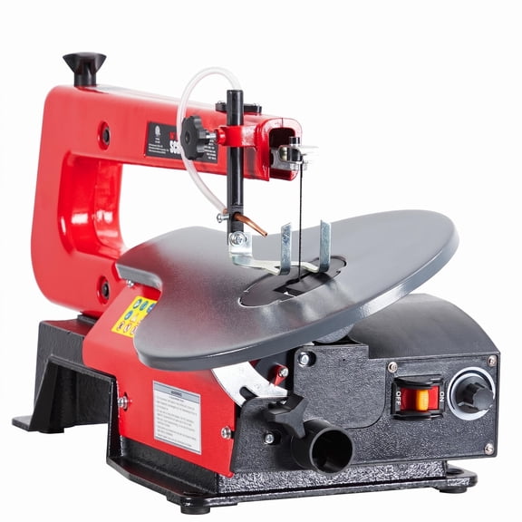 Panapinka 16-Inch Adjustable Speed Scroll Saw, Extra-Large Adjustable Tilting Work Table with Tilting Worktable (0-45°), Precision Industrial Electric Saw for Woodworking