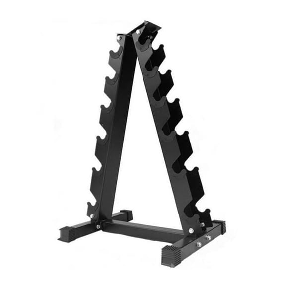 Panapinka Dumbbell Rack Stand 6 Tier, Holds 660 lbs A-Frame Weight Rack for Home Gym, Heavy Duty Steel Dumbbell Organizer