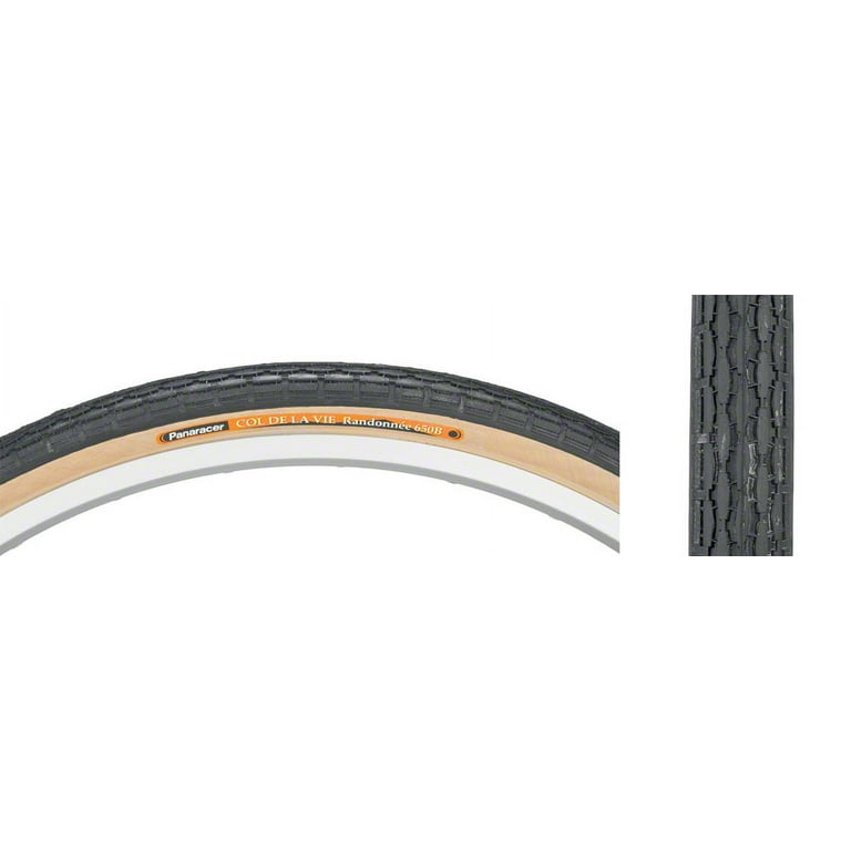 Panaracer Col de la Vie Randonee 650B Wire Bead Tire 650B x 38mm Black Gumwall Walmart