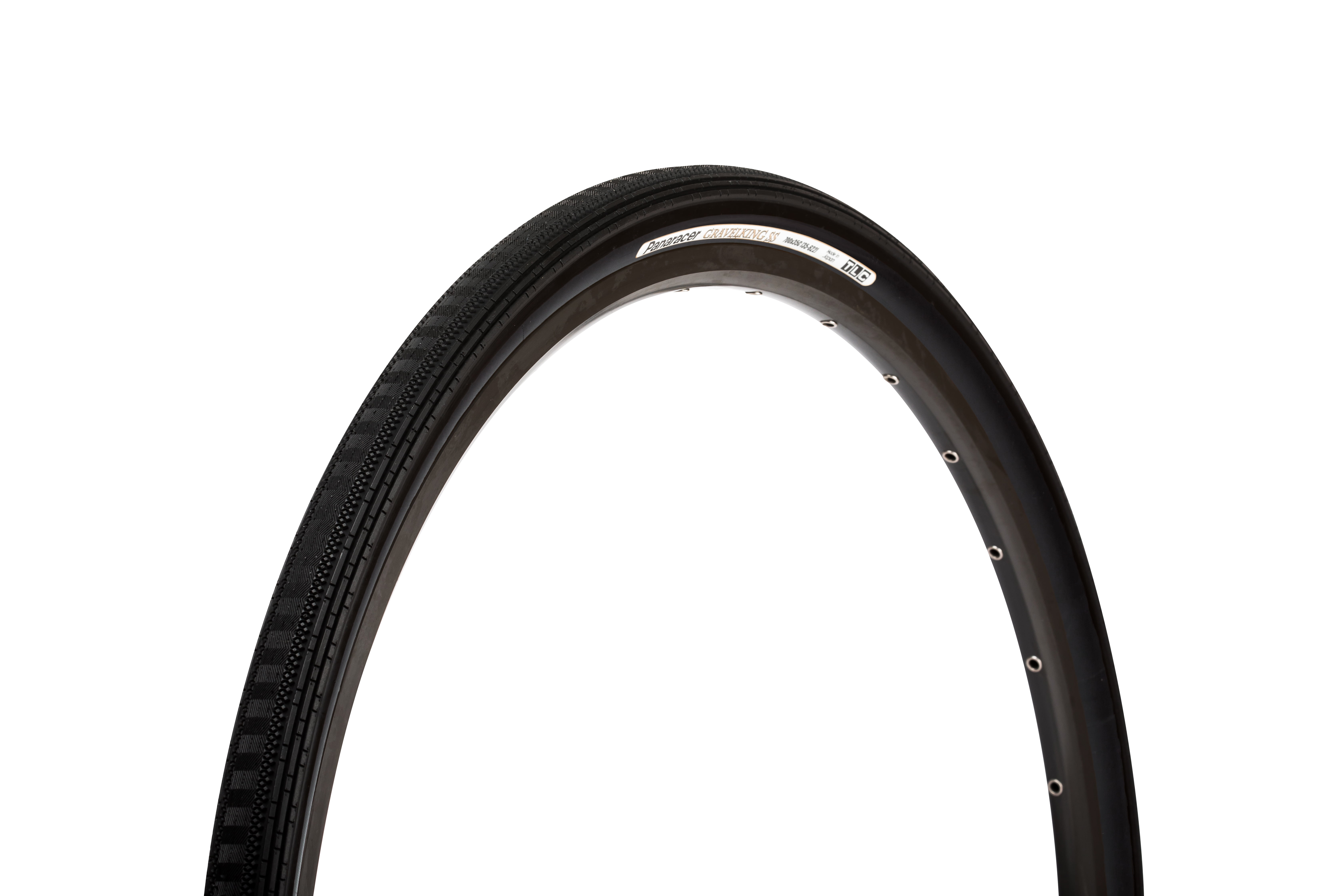 Panaracer GravelKing SS Plus+ Folding Gravel Tires 700 x 28, Black