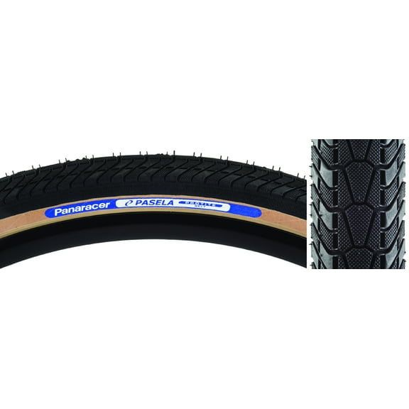 Panaracer Pasela ProTite Tire - 650c x 28 Clincher Wire Bead Black/Tan 60tpi